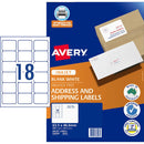 Avery Label J8161-50 Inkjet 18up 50 Sheets 63x46mm - Office Connect 2018