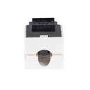 DYNAMIX Cat5e Keystone RJ45 Jack for 110 Face Plate. T568A/T568B Wiring. 90 Jack. Colour Black. Recommended for use with RJ45 plugs only - Office Connect 2018