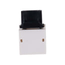 DYNAMIX Cat5e Keystone RJ45 Jack for 110 Face Plate. T568A/T568B Wiring. 90 Jack. Colour Black. Recommended for use with RJ45 plugs only - Office Connect 2018