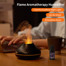 Newest RGB Flame Aroma Diffuser 130Ml 3d Colorful Flame Humidifier Fire Volcano Diffuser Flame - Office Connect 2018
