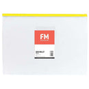 FM Data Wallet A4 Clear PVC With Zip Assorted - Office Connect 2018