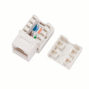 DYNAMIX Cat6 Keystone RJ45 Jack for 110 Face Plate . T568A/T568B Wiring. 90 Jack. - Office Connect 2018
