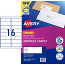Avery Label J8162-25 Inkjet 16up 25 Sheets - Office Connect 2018