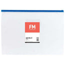 FM Data Wallet A4 Clear PVC With Zip Assorted - Office Connect 2018