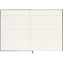 Moleskine Diary 12 Month Weekly + Notes HC XL Sapphire Blue - Office Connect 2018