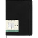 Moleskine Diary 12 Month Weekly + Notes SC XL Black - Office Connect 2018