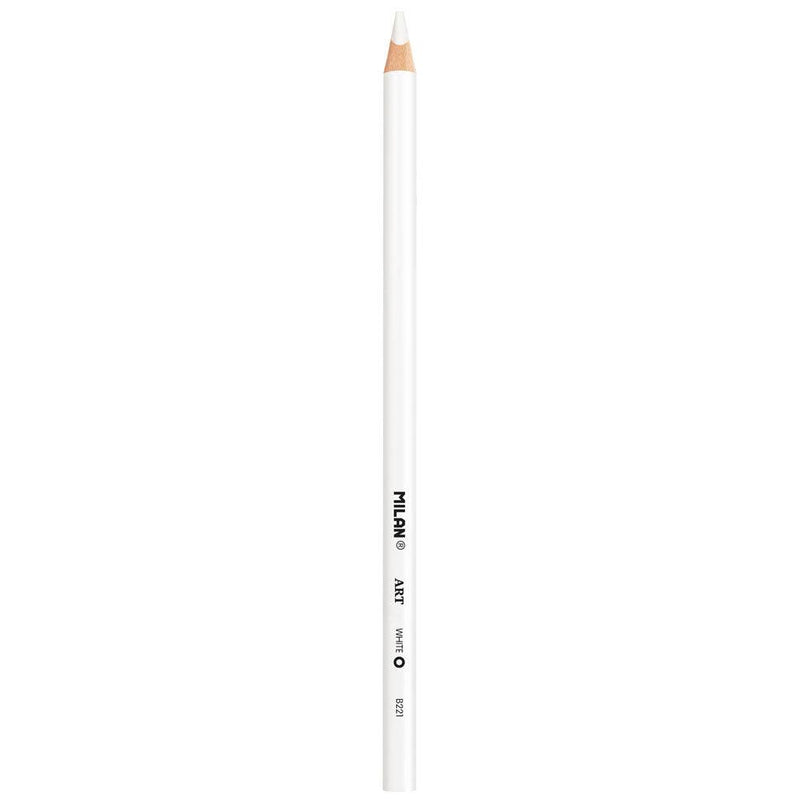 Milan White Drawing Pencils Pack 3 + Eraser - Office Connect 2018