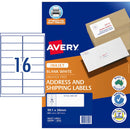 Avery Label J8162-50 Inkjet 16up 50 Sheets 99x34mm - Office Connect 2018