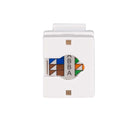 DYNAMIX Cat6 Keystone RJ45 Jack for 110 Face Plate. T568A/T568B Wiring. 180 Jack. - Office Connect 2018