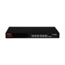 EDIMAX 18-Port Surveillance Long Range Gigabit PoE+ Web Smart Switch with 2 Gigabit RJ45 & 2 SFP Ports. Max Power Budget 280W. Supports PoE up to 200m. IEEE 802.3af/at PoE Compliant. IP Surveillance VLAN