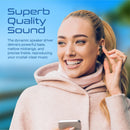 PROMATE In-Ear HD Bluetooth Earbud with Intellitouch and 350mAh Charging Case. Built in Microphones and Noise Isolation. Up to 6 Hours Playback. Operating Distance 10m Ergonomic Design. Black. - Office Connect 2018