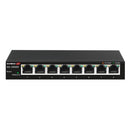 EDIMAX 8-Port Gigabit Ethernet Web Smart Switch. Supports VLAN, ICMP Snooping, 802.1p QoS, Link Aggegation, Broadcast Storm Control. 16Gbps Switching Capacity. Fanless. Wall Mountable