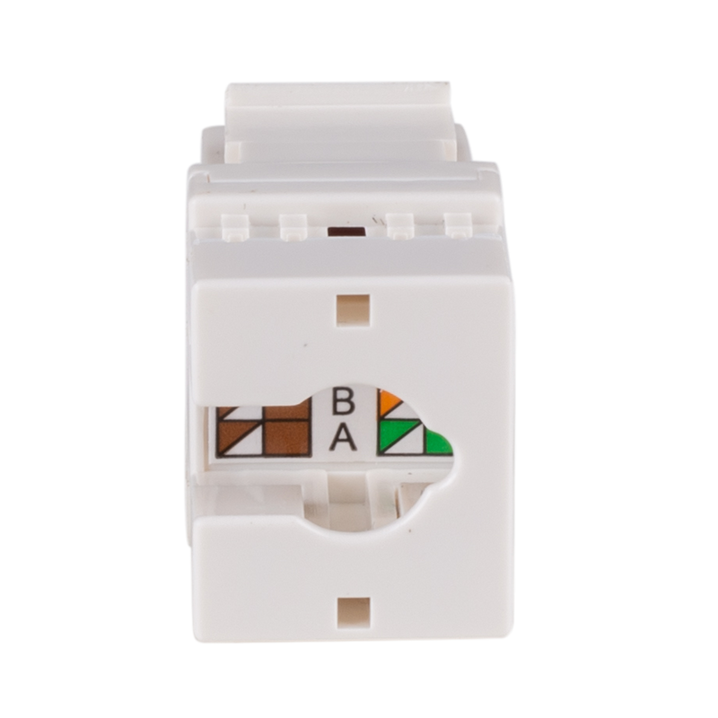 DYNAMIX Cat6 Keystone Shuttered 180 RJ45 Jack. Suitable for Open Keystone Plates Only - NOT face plate adapter clips - Office Connect 2018