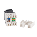 DYNAMIX Cat6 Keystone RJ45 Jack for 110 Face Plate . T568A/T568B Wiring. 180 Slimline Jack. Colour Black. - Office Connect 2018