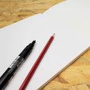 ArtGecko Pro Bristol Board Pad A4 20 Sheets 250gsm White Board - Office Connect 2018