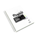 Silvine Tinted Project Book A4+ 5 Section 8mm Lined with Margin 200 Pages - Office Connect 2018