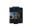 DYNAMIX Cat6 180 Unshielded Keystone Jack, Dual IDC. Colour Black - Office Connect 2018