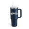40 Oz Tumbler With Handle Straw Insulated, Stainless Steel Spill Proof Vacuum Coffee Cup Tumbler With Lid Tapered Mug Gifts For Valentine Lover Suitable For Car Gym Office Travel - Office Connect 2018