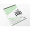 Silvine Tinted Refill Pad A4 8mm Lined with Margin 100 Pages Green - Office Connect 2018