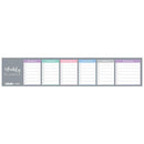 Ledah Pastels Weekly Keyboard Planner Pad 60 Sheets - Office Connect 2018