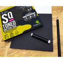 ArtGecko Pro Toned Sketch Tile Square 148x148mm 40 Sheets 200gsm Black Paper - Office Connect 2018