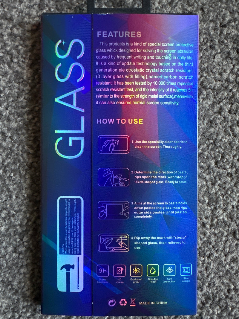 5D Tempered Glass Full Coverage Screen Protector for iPhone 13 Pro Max - Office Connect 2018