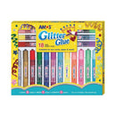 Amos Glitter Glue Pack 18 10x10.5ml - Office Connect 2018
