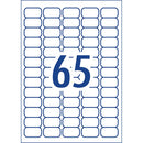 Avery Label J8651-25 Inkjet 65up 25 Sheets 38x21mm - Office Connect 2018