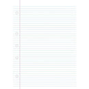 Warwick Pad 7B8 Lecture 75 Leaf Ruled 7mm A4 - Office Connect 2018