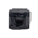 DYNAMIX Cat6 UTP Keystone Slimline Tooless & Punch Down Compatible Jack. 180 Dual IDC 23~26AWG. Colour Black. - Office Connect 2018