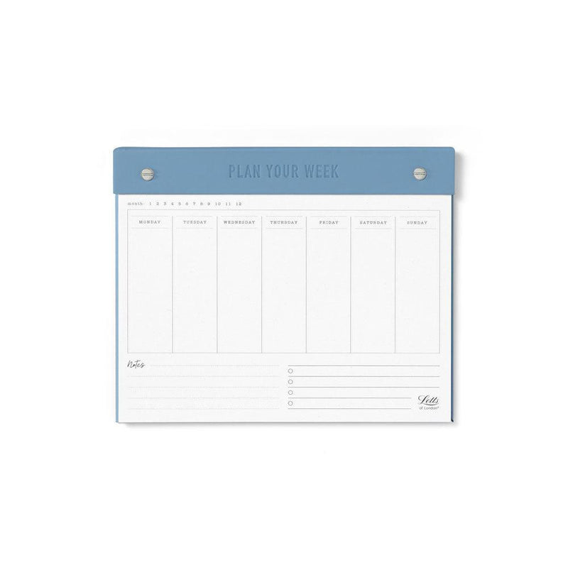 Letts Undated Weekly Planner 250x200mm Conscious Ocean - Office Connect 2018