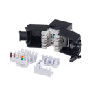 DYNAMIX Cat6 UTP Keystone Slimline Tooless & Punch Down Compatible Jack. 180 Dual IDC 23~26AWG. Colour Black. - Office Connect 2018