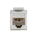 DYNAMIX Cat6 UTP Keystone Slimline Tooless & Punch Down Compatible Jack. 180 Dual IDC 23~26AWG. Colour White - Office Connect 2018