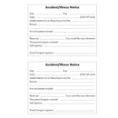 Collins Register Accident Illness A5DL No Carbon Required - Office Connect 2018