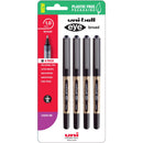 Uni Eye 1.0mm Broad Capped Black Hangsell Pk4 - Office Connect 2018