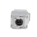 DYNAMIX Cat6 UTP Keystone Slimline Tooless & Punch Down Compatible Jack. 180 Dual IDC 23~26AWG. Colour White - Office Connect 2018