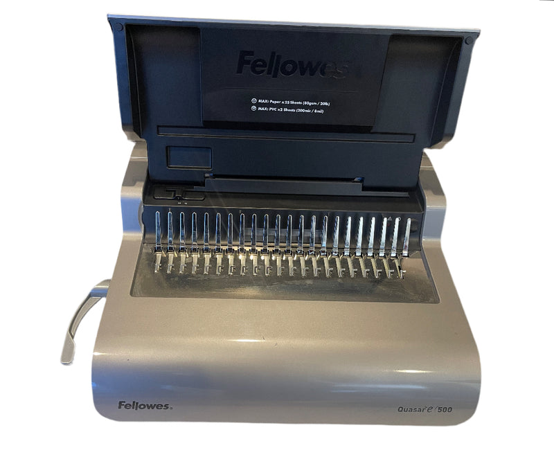 Fellowes Quasar E-500 Plastic Comb Electric Binding Machine (Demo Unit) - Office Connect 2018