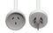 DYNAMIX 3M 240v 10A Standard Duty Power Extension Lead (3 Core 1.0mm). White Colour - Office Connect 2018