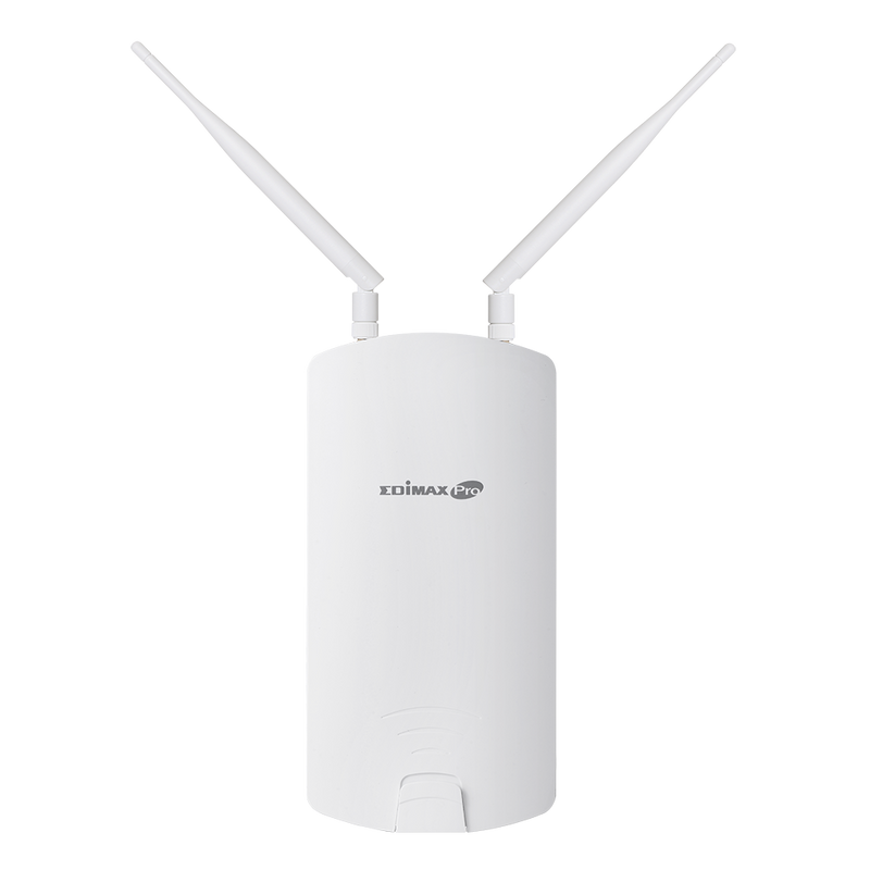 EDIMAX Long Range AC1300 Wave2 MU-MIMO 2T2R Outdoor AP. Power over Ethernet In/Out. IP56 rated weather proof housing. Works with Office 1-2-3 System.