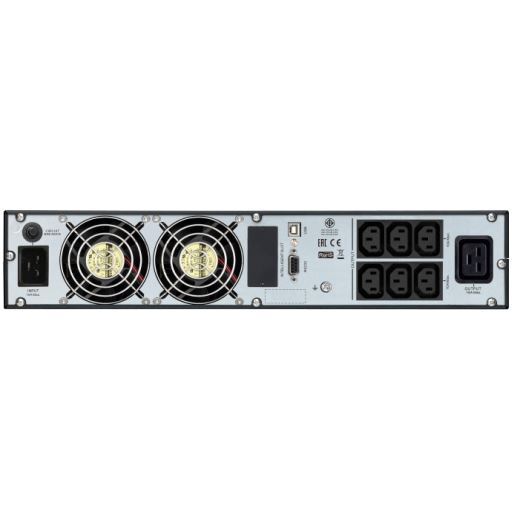 APC Easy UPS On-Line 3000VA (2400W) 2U Rack Mount. 230V Input/Output. 6x IEC C13 Outlets. With Battery Backup. Smart Slot, LCD Graphics Display. - Office Connect 2018