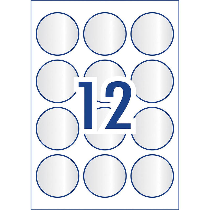 Avery Label L7119 Square White Glossy 35up 10 Sheets 35x35mm - Office Connect 2018