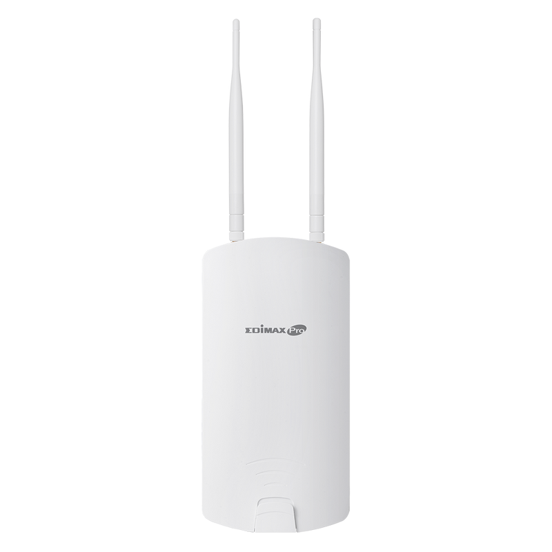 EDIMAX Long Range AC1300 Wave2 MU-MIMO 2T2R Outdoor AP. Power over Ethernet In/Out. IP56 rated weather proof housing. Works with Office 1-2-3 System.