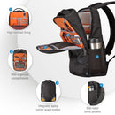 EVERKI Studio Slim Laptop Backpack up to 14.1''/MacBook Pro 15. Integrated Laptop Corner Guard System. Trolley Handle Pass-through. Easy-adjust Strap. Black. - Office Connect 2018