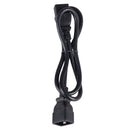 DYNAMIX 4m IEC 16A Power Extension Cord. (C20 Plug to C19 Socket) 1.5mm2. BLACK COLOUR - Office Connect 2018