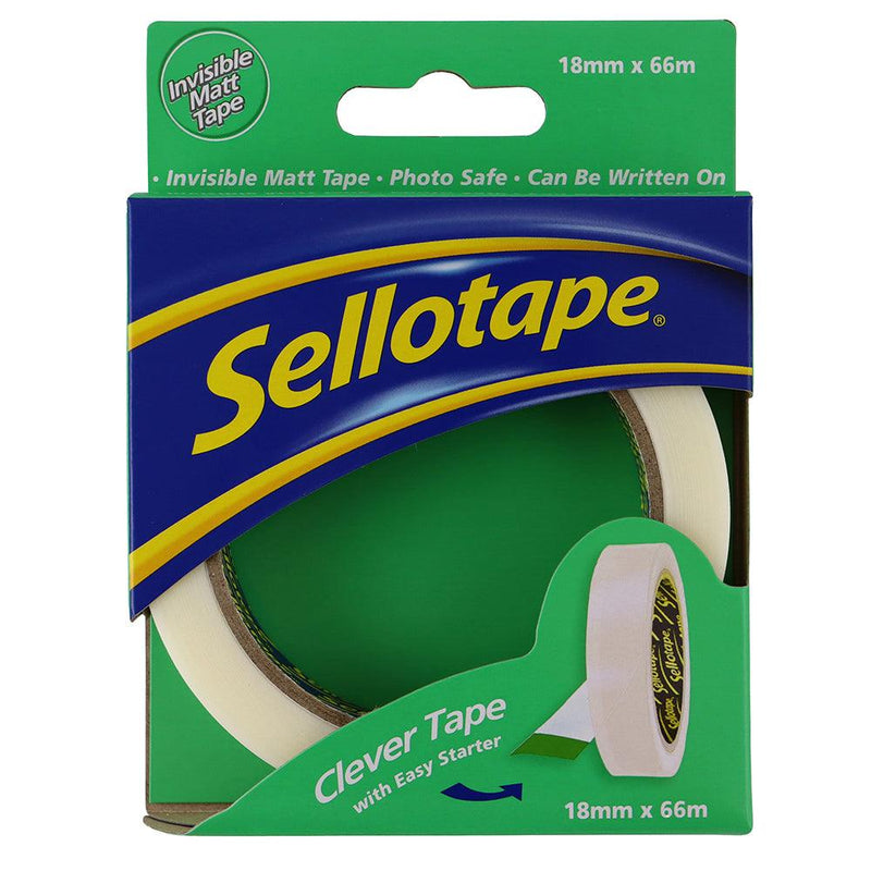 Sellotape Clever Tape 18mmx66m - Office Connect 2018