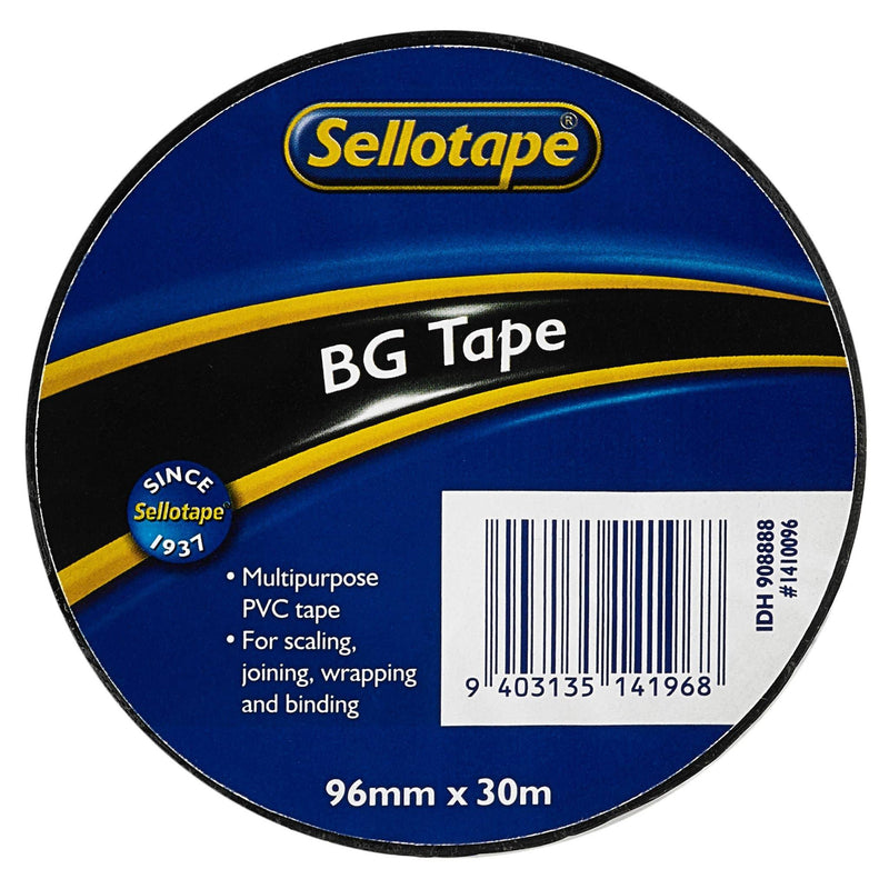 Sellotape 1410 BG Tape Black 96mmx30m - Office Connect 2018