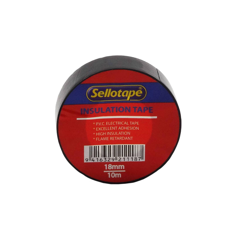 Sellotape 1711B Insulation Black 18mmx10m - Office Connect 2018