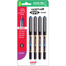 Uni Eye 1.0mm Broad Capped Blue Hangsell Pk4 - Office Connect 2018