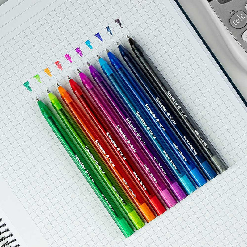 Schneider Ballpoint Pen Vizz Medium Light Blue  - Office Connect 2018