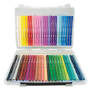 Milan Conic Tip Fibre Pens Hard Case Assorted Pack 50 - Office Connect 2018